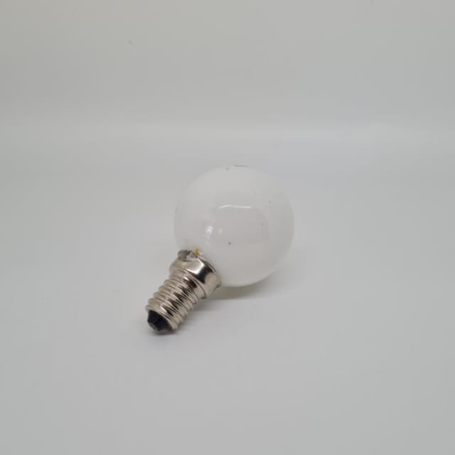 Compra BOMBILLA INCANDESCENTE E-14/S REDONDA G45MM BLANCA 25W