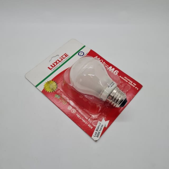Compra BOMBILLA FLUORESCENTE PERA A-19  9W 120V 6500K LUXLITE