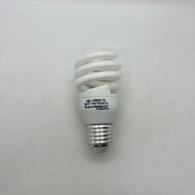Compra BOMBILLA FLUORESCENTE ESPIRAL 15W 120V 2700K T2