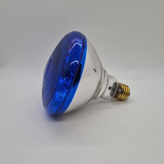 Compra REFLECTOR INCANDESCENTE INTEMPERIE 100W COLOR AZUL Liviano