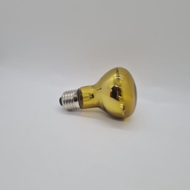 Compra REFLECTOR INCANDESCENTE INTERIOR  R20  50W COLOR AMARILLO 125V E26