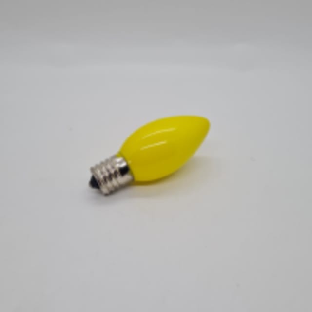 Compra CHILE INCANDESCENTE CANDELABRA COLOR CERAMICO AMARILLO C7 5W E12