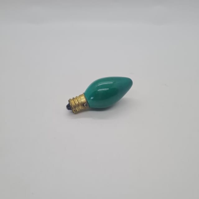 Compra CHILE INCANDESCENTE CANDELABRA COLOR CERAMICO VERDE C7 5W E12