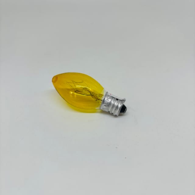 Compra CHILE INCANDESCENTE CANDELABRA COLOR TRANSPARENTE AMARILLO C7 5W