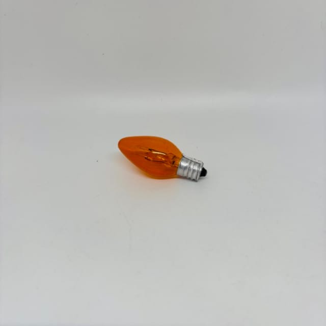 Compra CHILE INCANDESCENTE CANDELABRA COLOR TRANSPARENTE NARANJA C7 5W