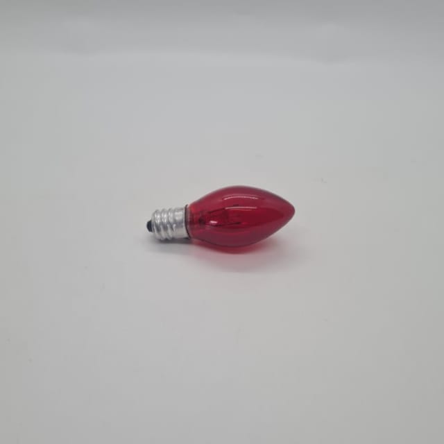 Compra CHILE INCANDESCENTE CANDELABRA COLOR TRANSPARENTE ROJO C7 5W