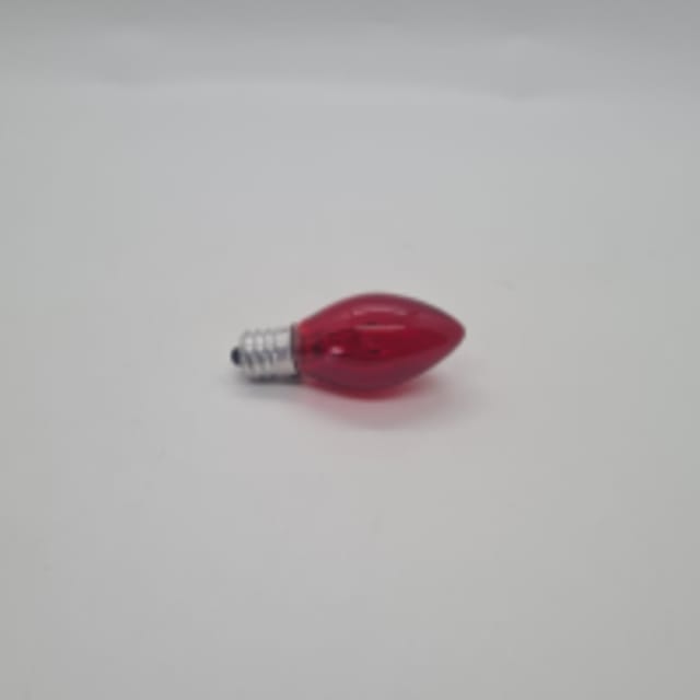Compra CHILE INCANDESCENTE CANDELABRA FLASHER TRANSPARENTE ROJO C7 5W