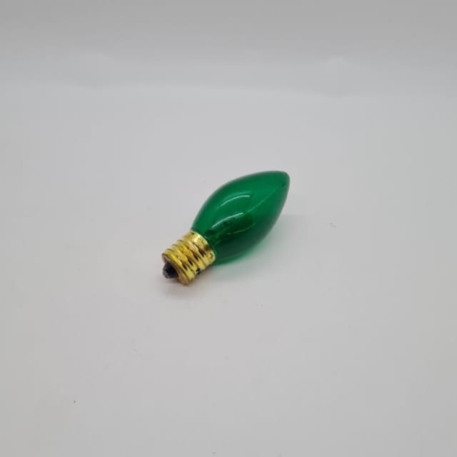 Compra CHILE INCANDESCENTE INTERMEDIO FLASHER TRANSPARENTE VERDE 9W