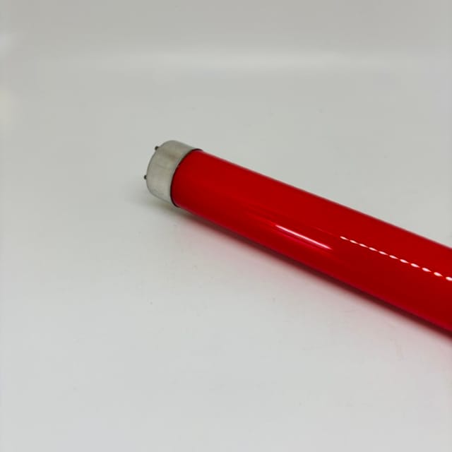 Compra TUBO FLUORESENTE COLOR 10W ROJO CERAMICO T8