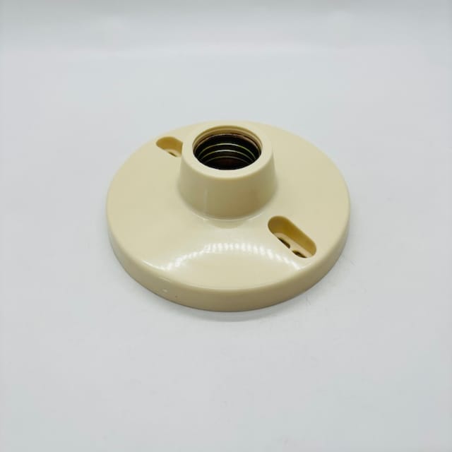 Compra PLAFONERA SIN CADENA BAQUELITA 4 1/2" MARFIL con tornillos