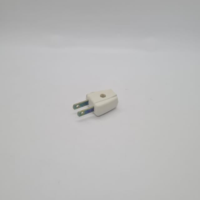 Compra ESPIGA PLANA OVALADA PLASTICA BLANCA