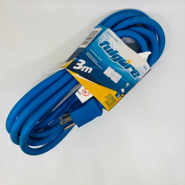 Compra EXTENSION CON TIERRA 3/14 9.84' 3.0 METROS AZUL 15A 125V 1875W