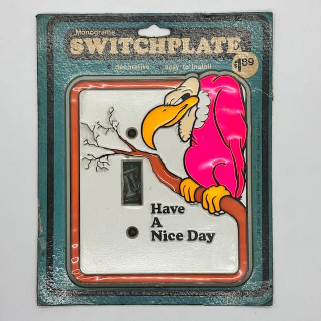 Compra PLACA DECORATIVA SWITCH 'BUITRE'