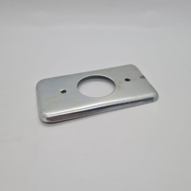 Compra PLACA TOMACORRIENTE REDONDO METAL GALVANIZADO