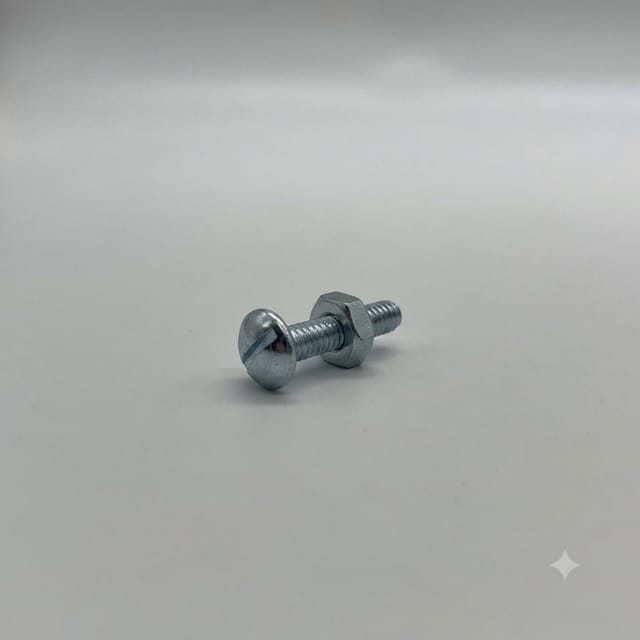 Compra TORNILLO CABEZA REDONDA CON TUERCA 1/8 X 1/2"
