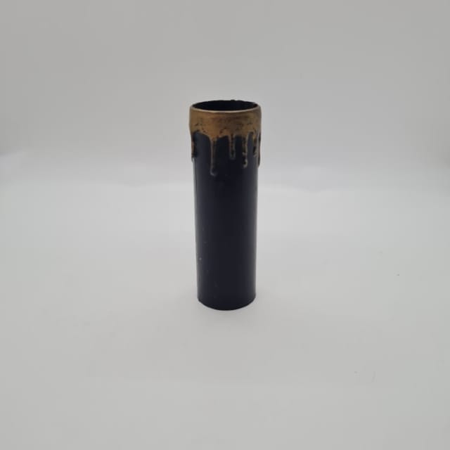 Compra CANDELA PLASTICA (CUBIERTA) E-27 NEGRA 4”