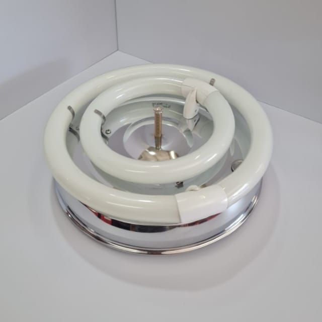 Compra LAMPARA FLUORESCENTE CIRCULAR 32X22 CROMADA (SIN TUBOS)