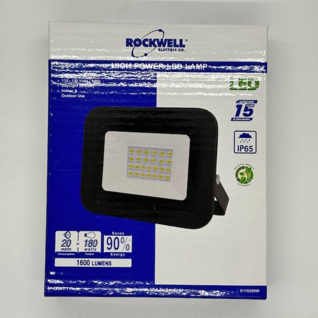 Compra LAMPARA LED REFLECTOR 20W 6400K 110-130V Rockwell