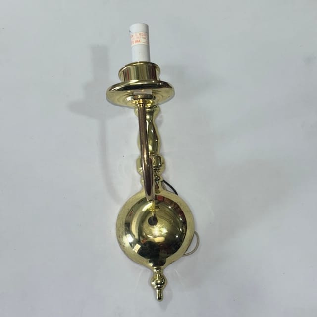 Compra LAMPARA PARED 1 LUZ CHANDELIER BRONCE BRILLANTE