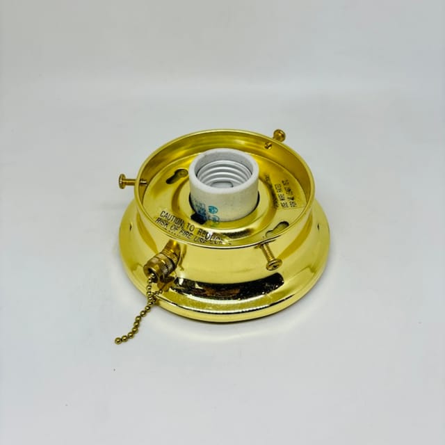 Compra PLAFONERA TECHO 3 1/4" BRONCE BRILLANTE CON SWITCH CADENA