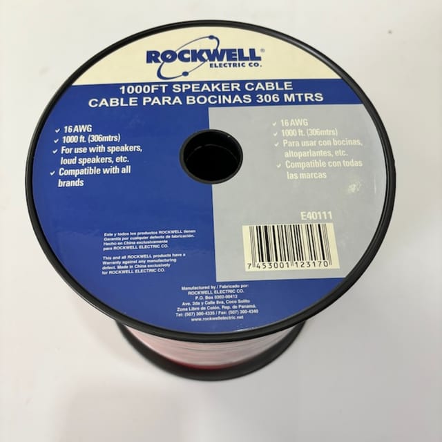 Compra CABLE BOCINA NEGRO/ROJO 2 X 16 (METRO) Rockwell