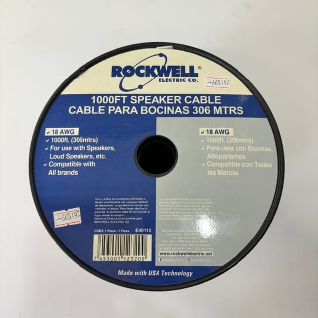 Compra CABLE BOCINA NEGRO/ROJO 2 X 18 (METRO) Rockwell