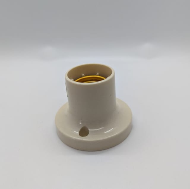 Compra SOCKET ILUMIN PLASTICO E-27 EDISON marfil grande