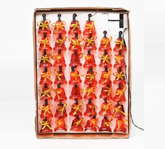 Compra SERIE CAMPANAS ROJAS 40 LUCES