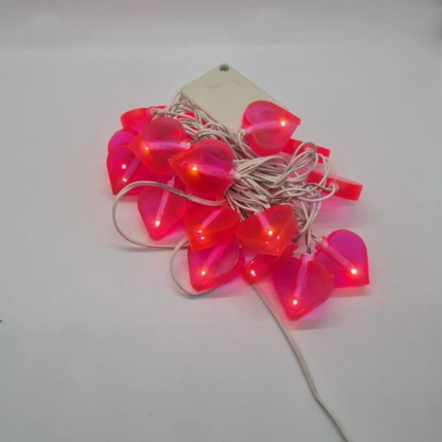 Compra SERIE HULE CORAZONES ROSADOS 20 LUCES CON CONTROL