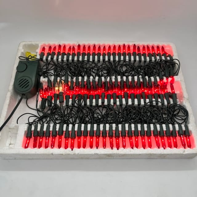 Compra SERIE SIN FLOR CORDON VERDE, ROJA 100 LUCES