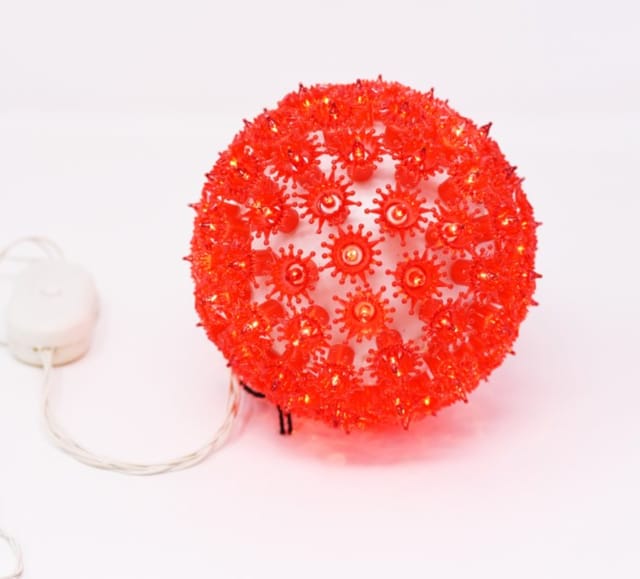 Compra SERIE 100 LUCES ESFERA, ROJA