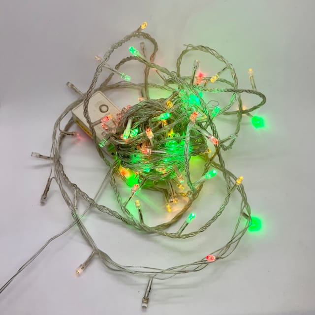 Compra SERIE LED CORDON TRANSPARENTE, MULTICOLOR 200 LUCES CON CONTROL