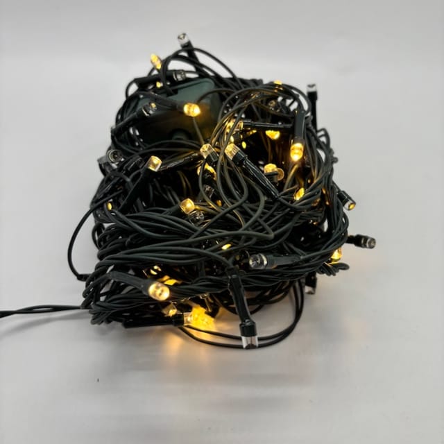 Compra SERIE LED CORDON VERDE CLARA CALIDO 100 LUCES, CON CONTROL