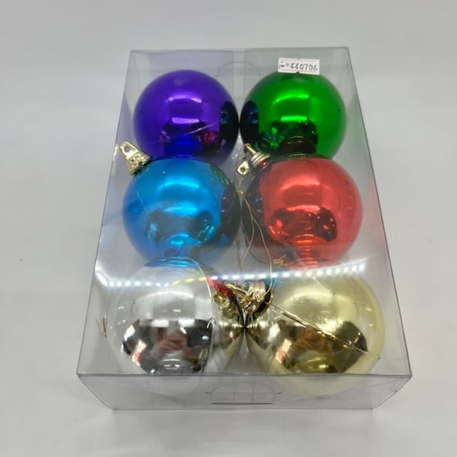 Compra BOMBAS BRILLANTE 60MM MULTICOLOR (6 UNIDADES)