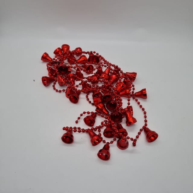 Compra GUIRNALDA DE CAMPANITAS 1/2" X 9' ROJA