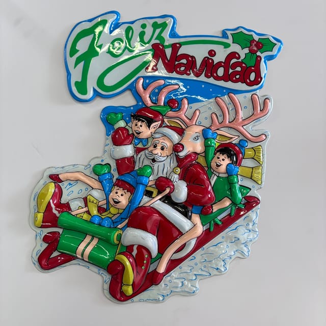 Compra POSTER MOLDE NP05 TRINEO/FELIZ NAVIDAD 19" X 13"