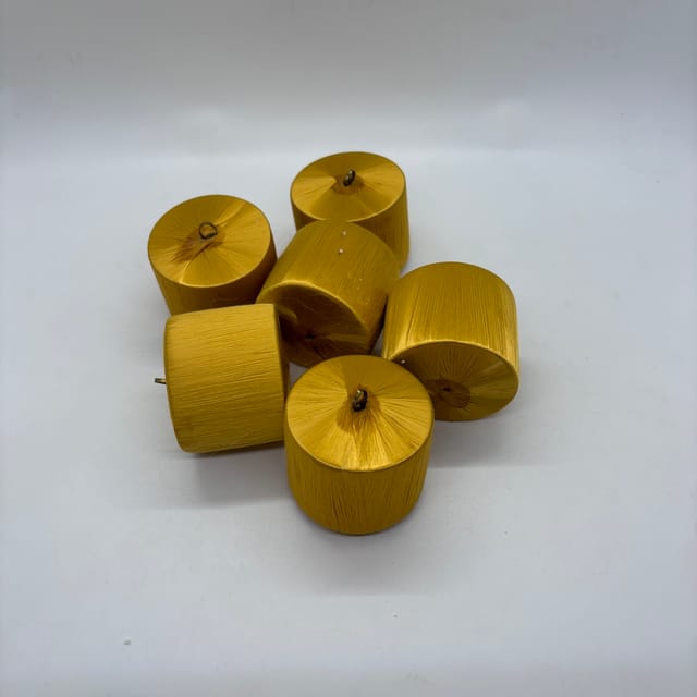Compra TAMBOR HILO CORRUGADO NO. 50 ORO (6 UNIDADES)