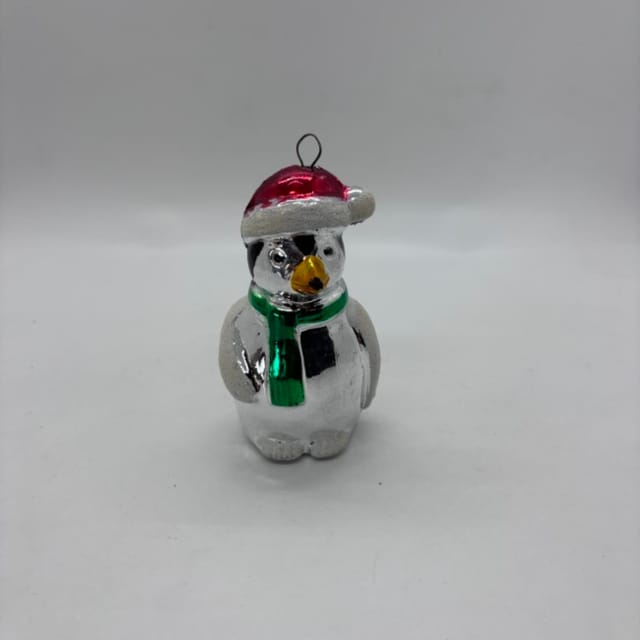 Compra FIGURA MEDIANA ESTANDAR METALIZADA PINGÜINO (ADORNO NAVIDEÑO)
