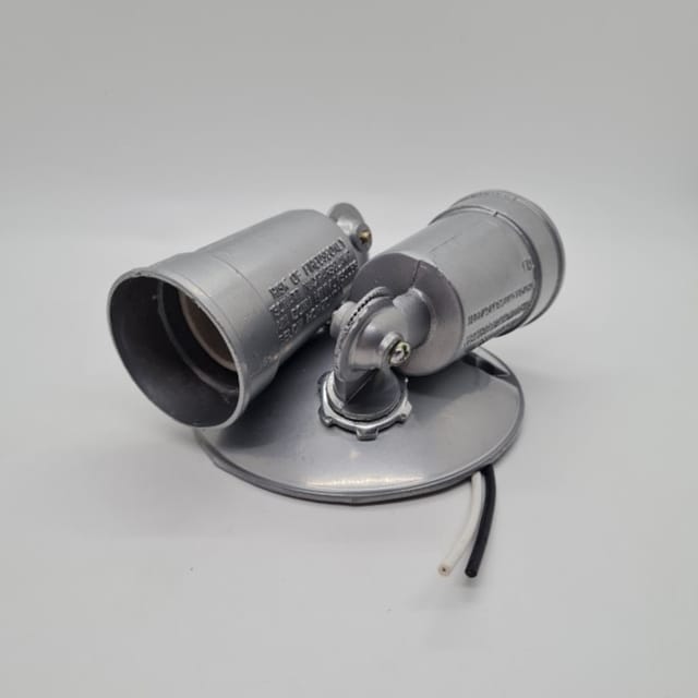 Compra BASE PARA CAJA OCTAGONAL CON 2 SOCKETS, GRIS