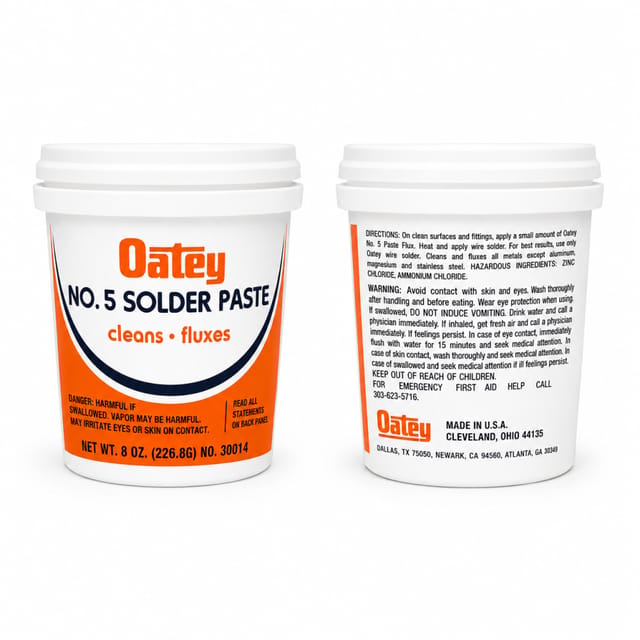 Compra PASTA SOLDAR  8 OZ #5 30014 PARA METALES (EXCEPTO ALUMINIO Y ACERO INOXIDABLE)