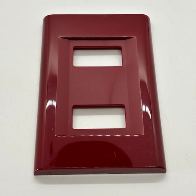 Compra PLACA "CLICK" CORINTA 2 APARATOS 2582/AM (SIN MARCO)