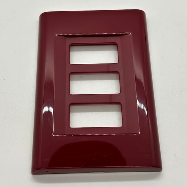 Compra PLACA "CLICK" CORINTA 3 APARATOS 2583/AM (SIN MARCO)