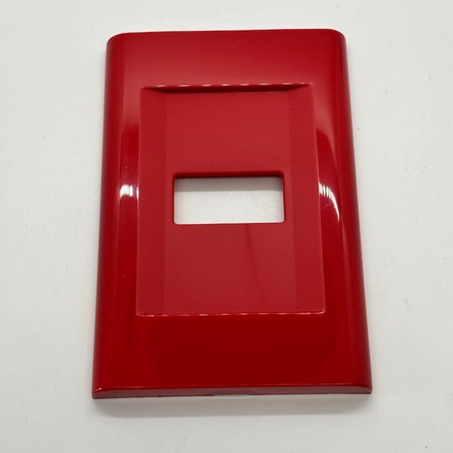 Compra PLACA "CLICK" ROJA 1 APARATO 2581/R (SIN MARCO)