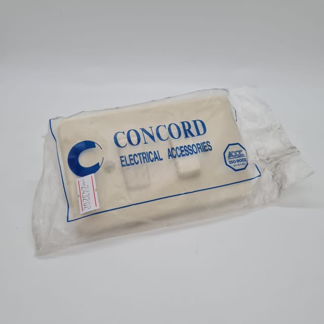 Compra SWITCH CON PLACA DOBLE MARFIL Concord