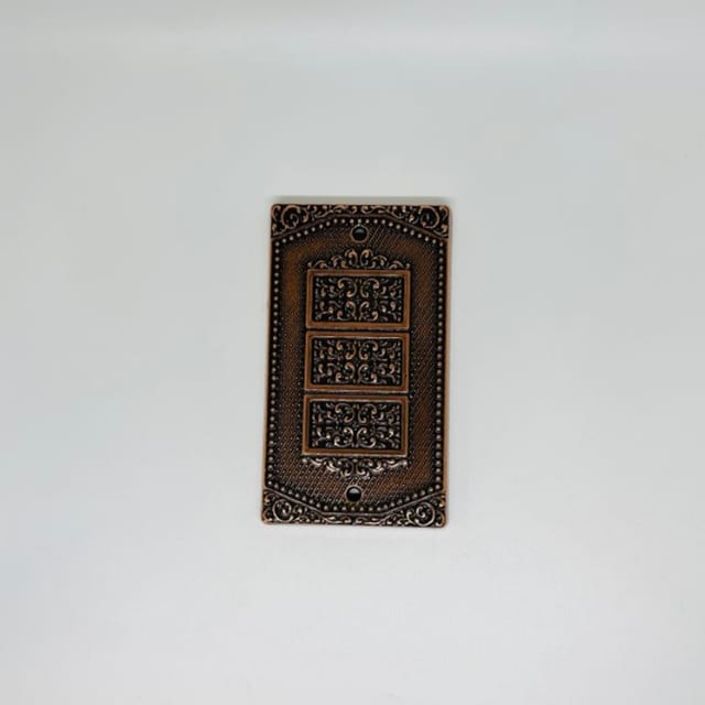 Compra PLACA DECORATIVA COBRE 0 APARATOS (CIEGA) PLC0 SIN PUENTE