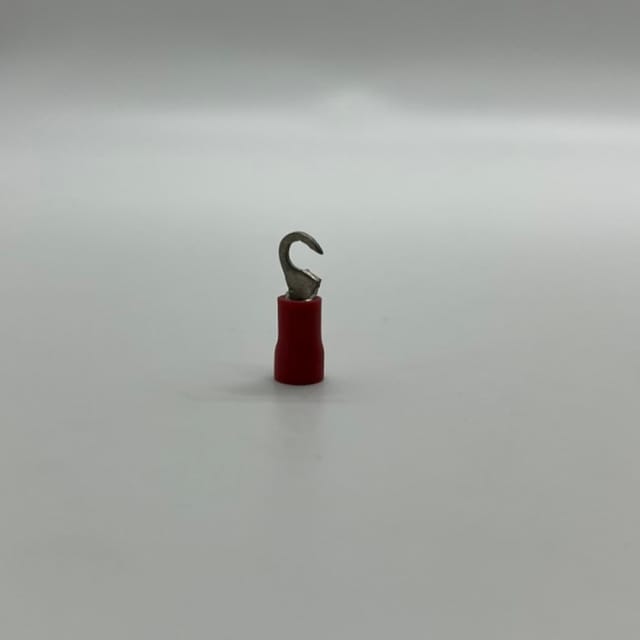 Compra TERMINAL AISLADA GANCHO AWG22-16 ROJA TORNILLO 10 12-1245