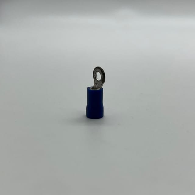 Compra TERMINAL AISLADA ANILLO AWG16-14 TORNILLO 4 AZUL 12-610