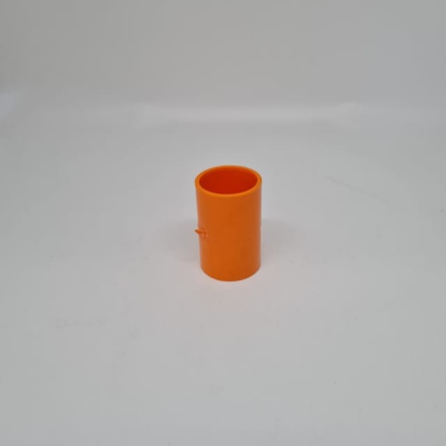 Compra COPLA TUBO DUCTO PVC NARANJA 3/4"