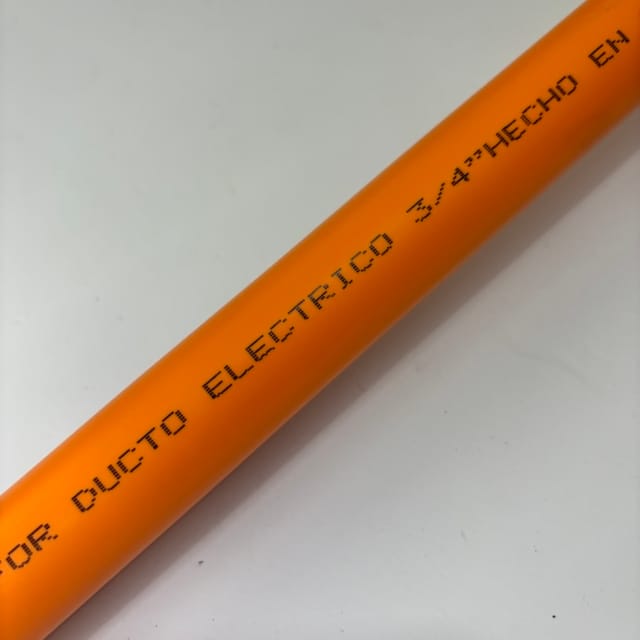 Compra TUBO DUCTO PVC ANARANJADO 3/4” X 3 METROS Gerfor