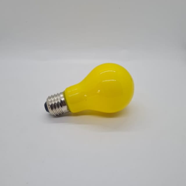 Compra BOMBILLA INCANDESCENTE COLOR CERAMICO AMARILLA 25W A-19 E27 110V